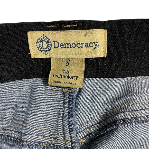 Democracy Womens Jeans Size 8 "Ab" Technology Skinny Ankle Mid Rise Stretch - Picture 6 of 11